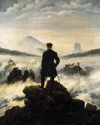 Caspar David Friedrich The Wanderer above the Mists USA oil painting artist